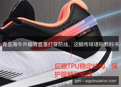 青岛海牛外脚背直塞打穿防线，这脚传球堪称教科书